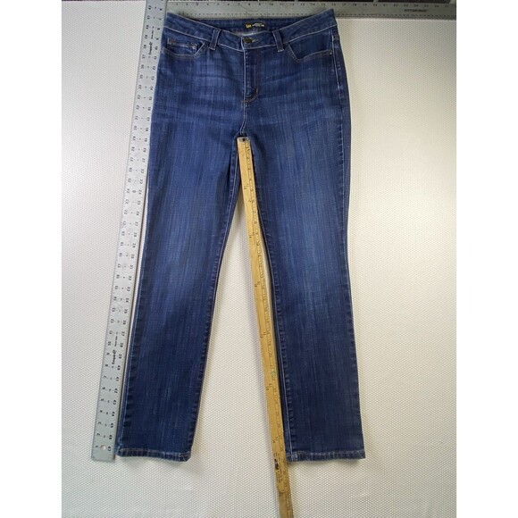 Lee Denim Jeans Medium Wash Regular Fit Straight Leg Mid Rise Women’s Size 12 - Picture 10 of 10